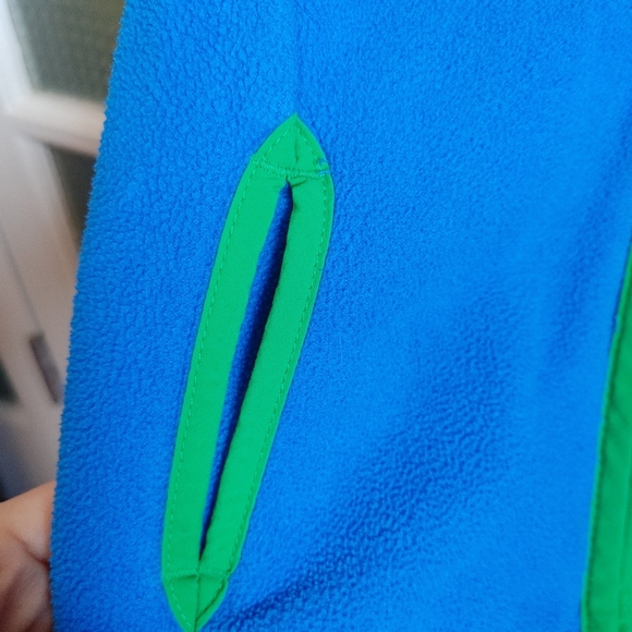 3/$25- Blue Fleece Columbia Zip Up Sweater - Picture 3 of 5